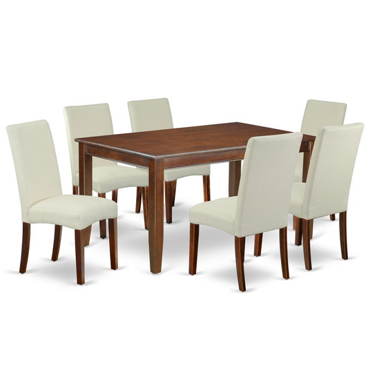 Dining Room Set Mahogany, DUDR7-MAH-01