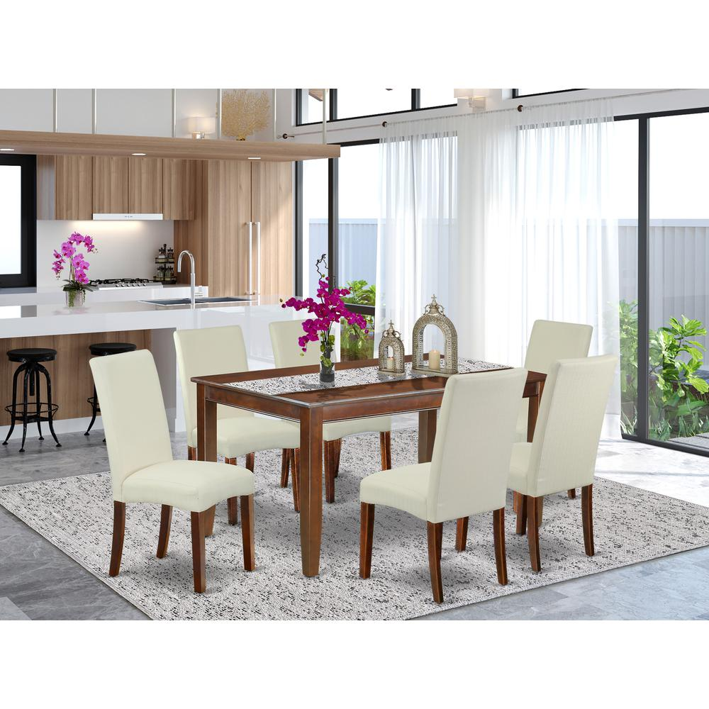 Dining Room Set Mahogany, DUDR7-MAH-01