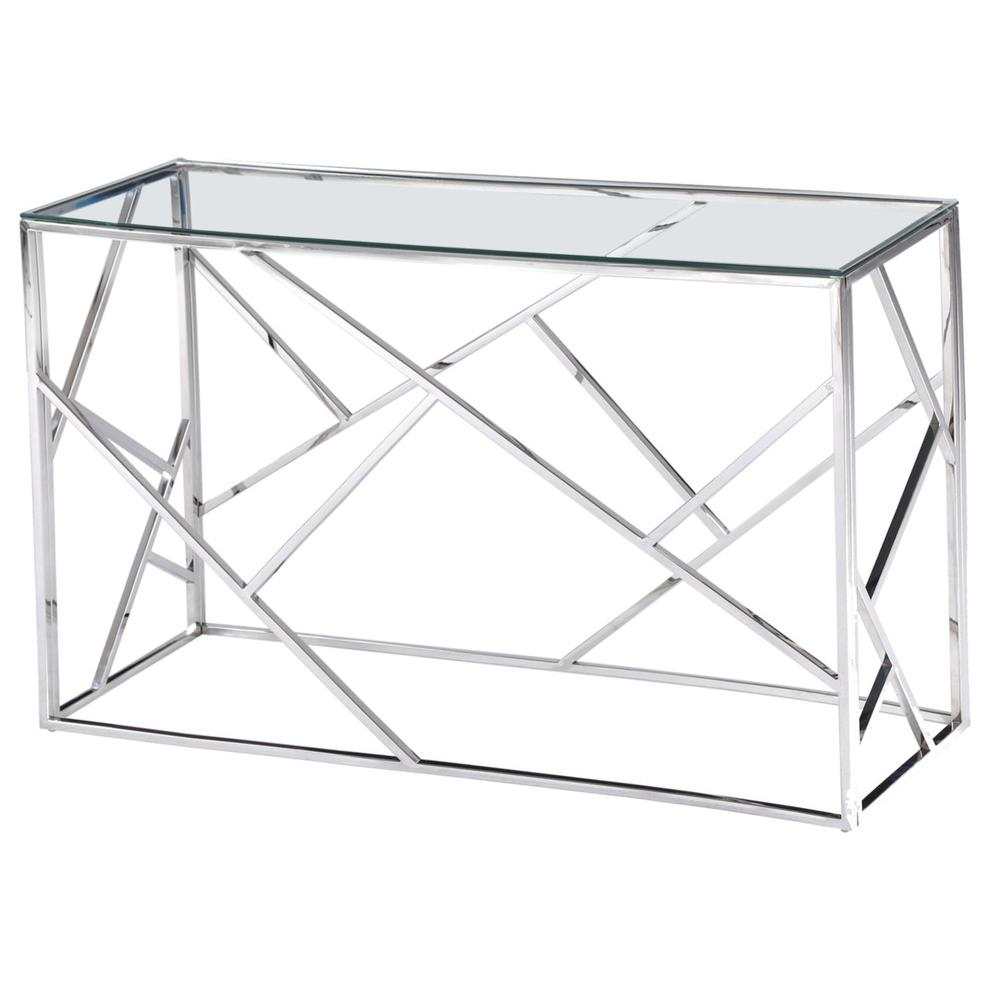 Stainless Steel Living Room Silver Sofa Table