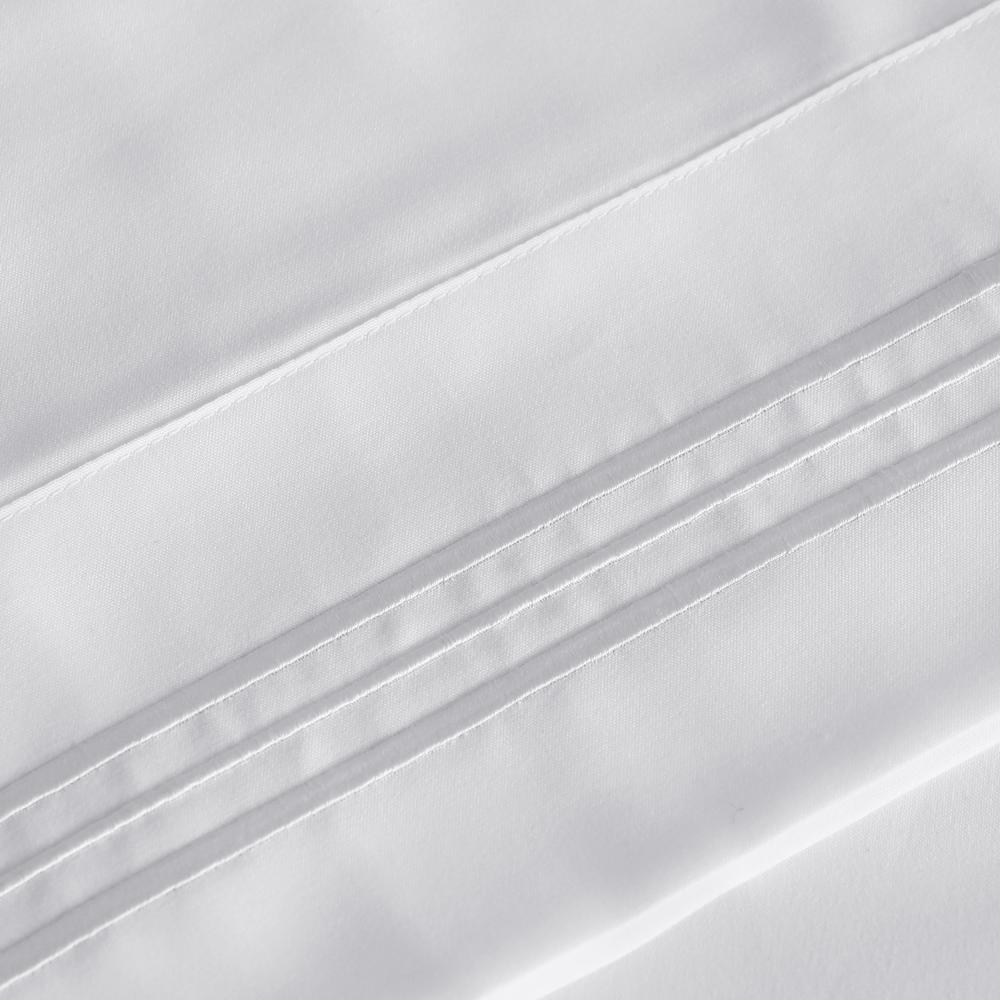 Furinno Angeland Vienne 3-Piece Microfiber Bed Sheet Set, Twin XL, White