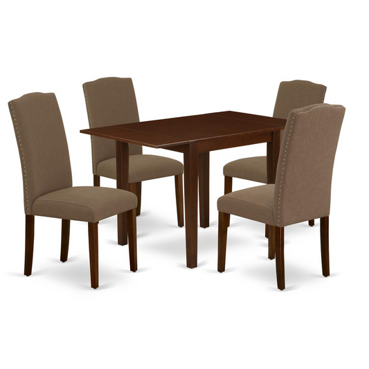 Dining Room Set Mahogany, NDEN5-MAH-18