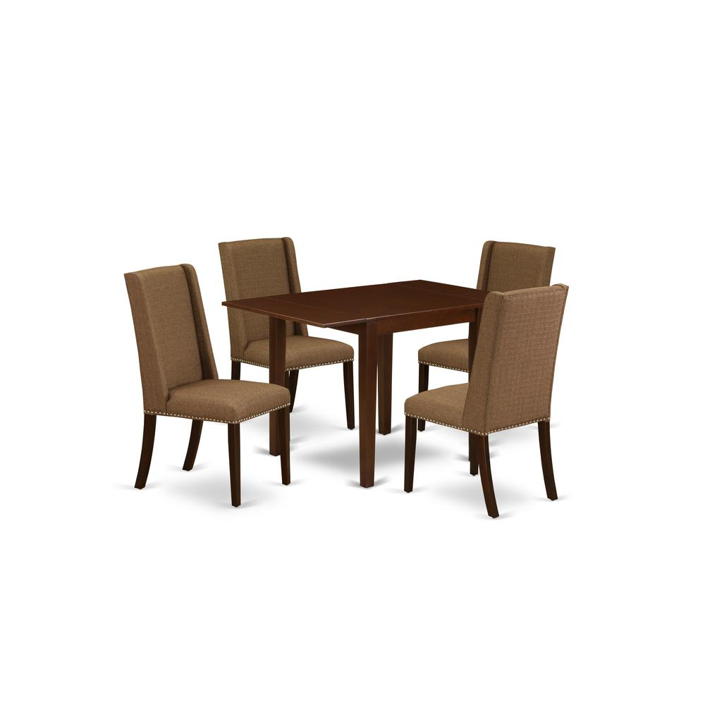 Dining Room Set Mahogany, NDFL5-MAH-18