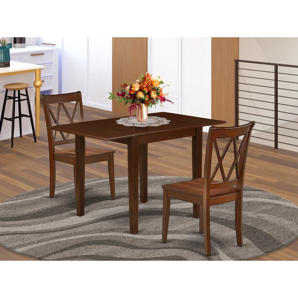 Dining Room Set Mahogany, NDCL3-MAH-W