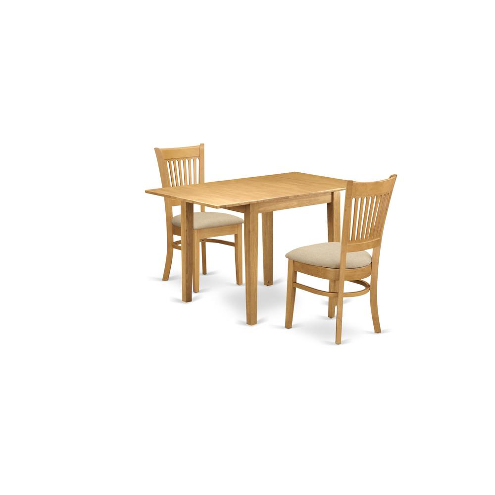 Dining Room Set Oak, NDVA3-OAK-C