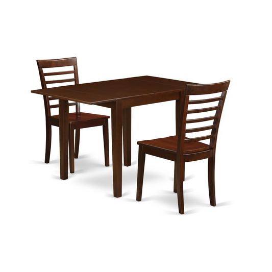 Dining Room Set Mahogany, NDML3-MAH-W