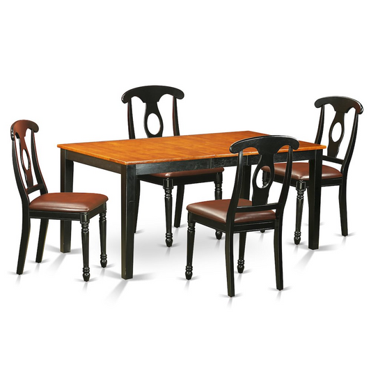 5  PC  Dining  room  set-Dining  Table  and  4  Wood  Dining  Chairs