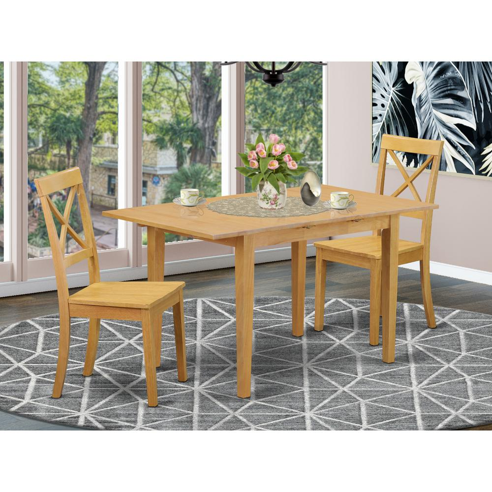 Dining Room Set Oak, NOBO3-OAK-W