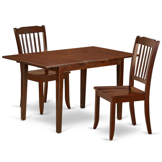 Dining Room Set Mahogany, NODA3-MAH-W