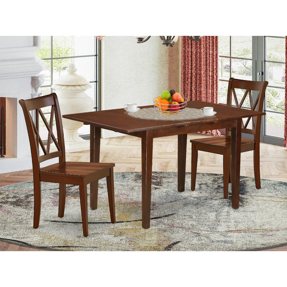 Dining Room Set Mahogany, NOCL3-MAH-W