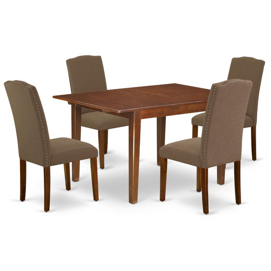 Dining Room Set Mahogany, NOEN5-MAH-18