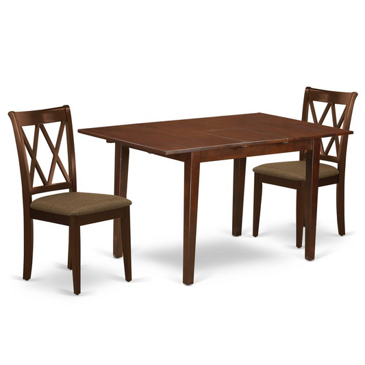 Dining Room Set Mahogany, NOCL3-MAH-C