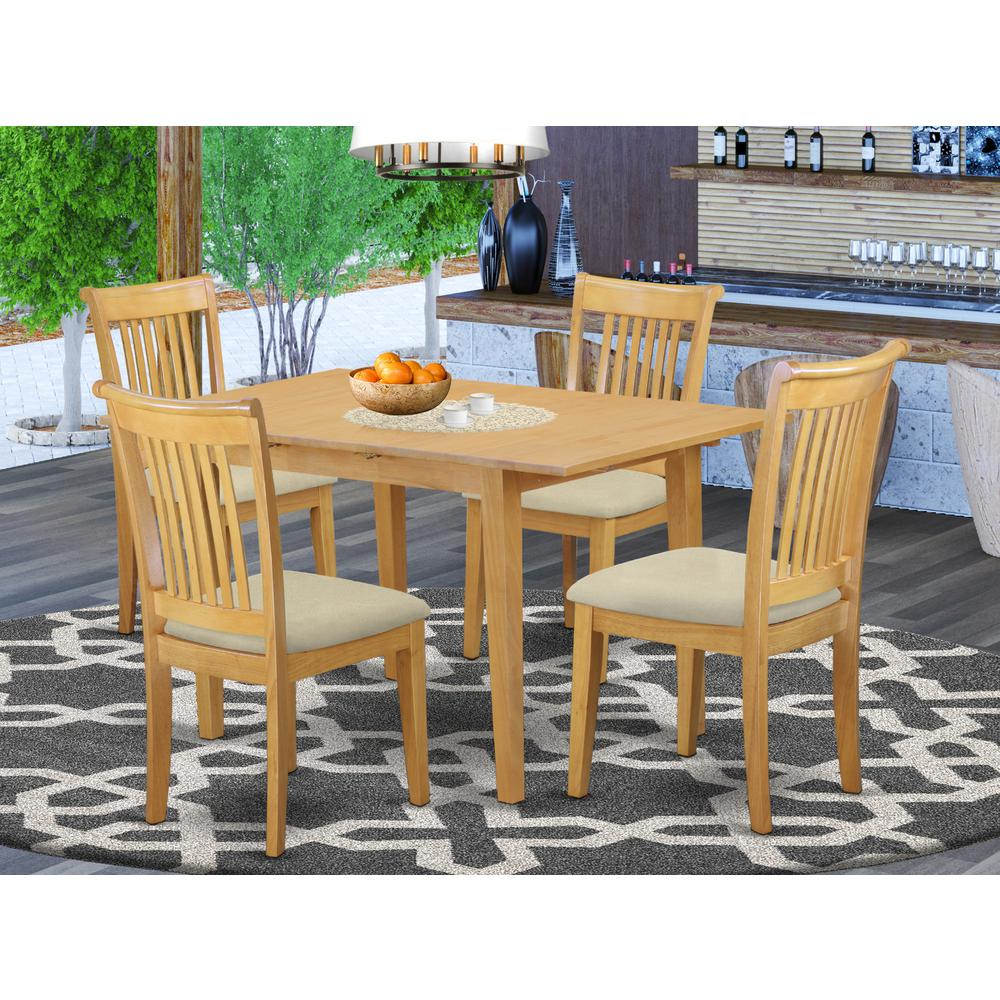 Dining Room Set Oak, NOPO5-OAK-C