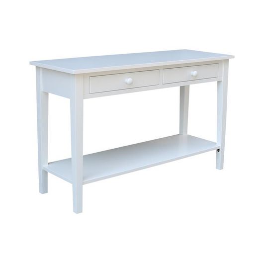 Spencer Console-Server Table in White