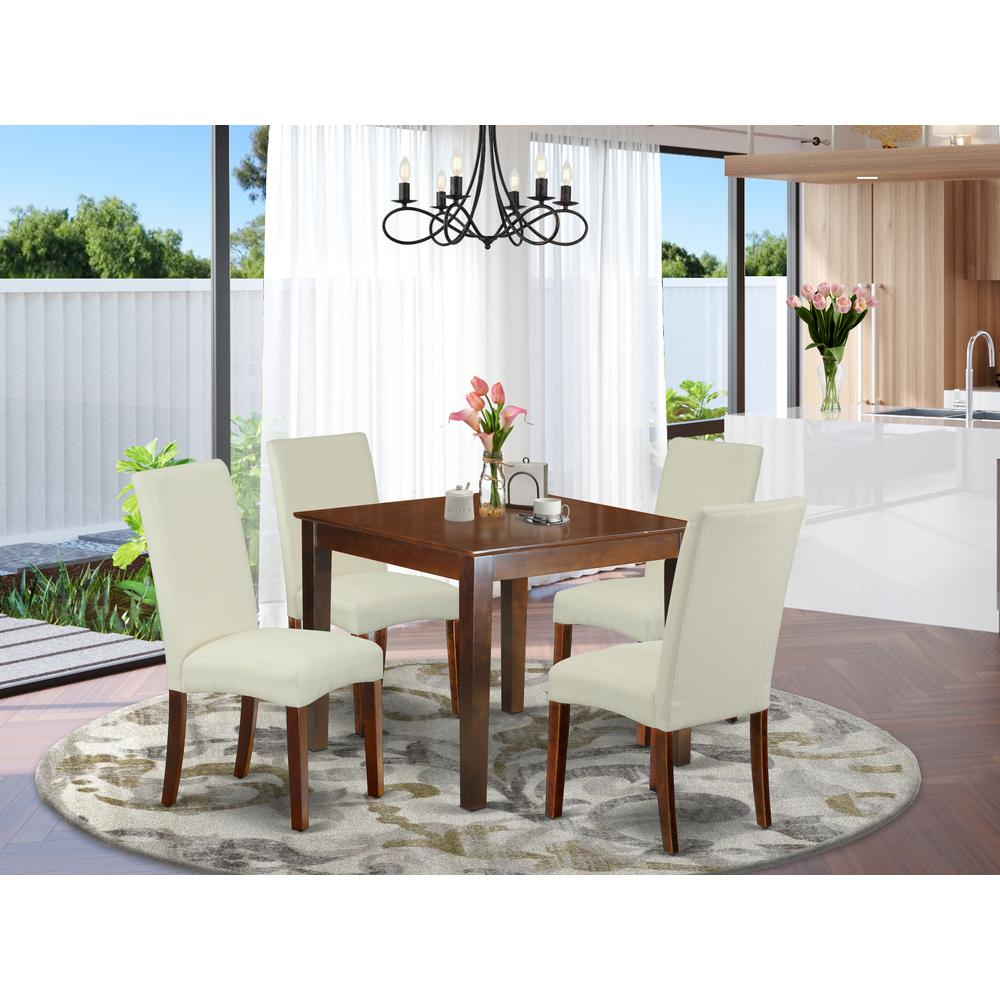 Dining Room Set Mahogany, OXDR5-MAH-01