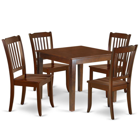 Dining Room Set Mahogany, OXDA5-MAH-W