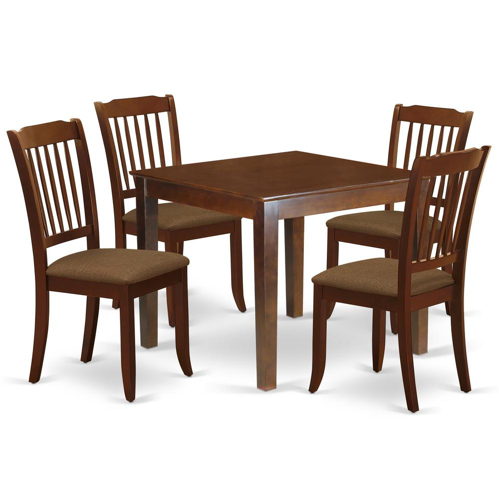 Dining Room Set Mahogany, OXDA5-MAH-C