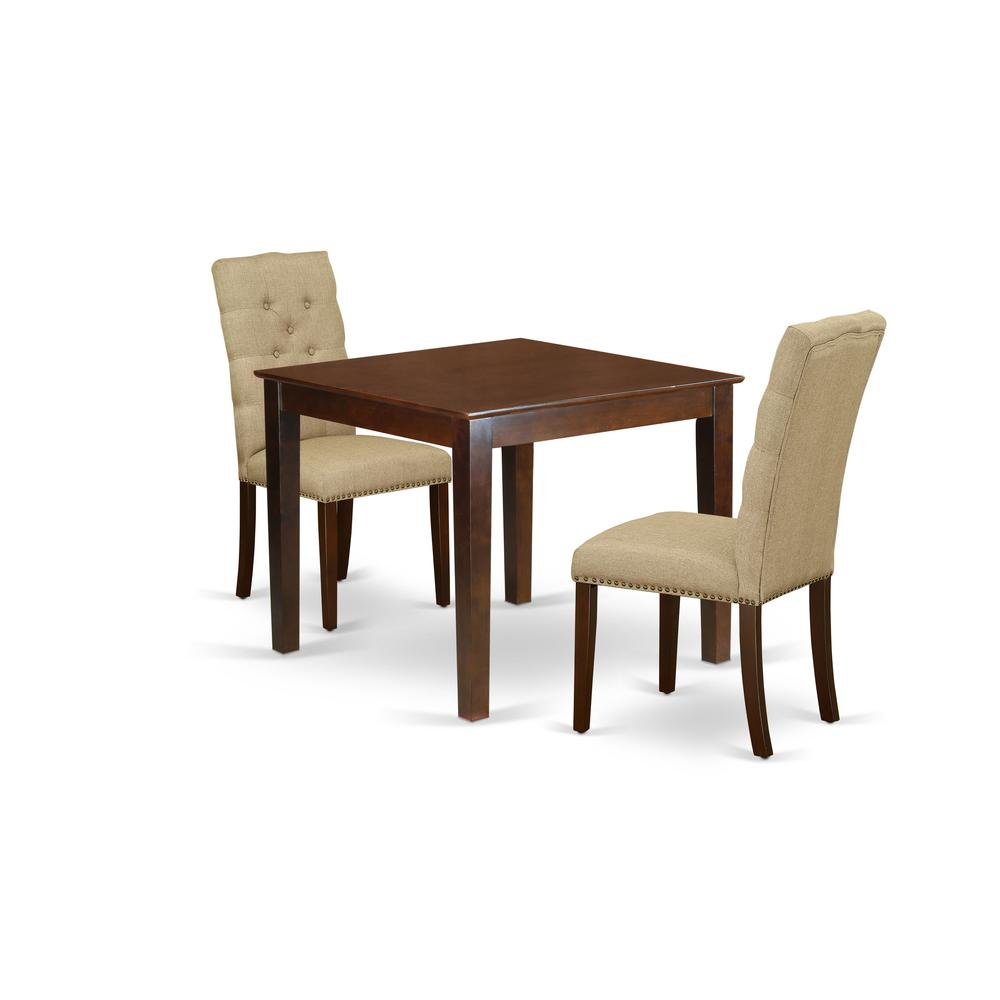 Dining Room Set Mahogany, OXEL3-MAH-16