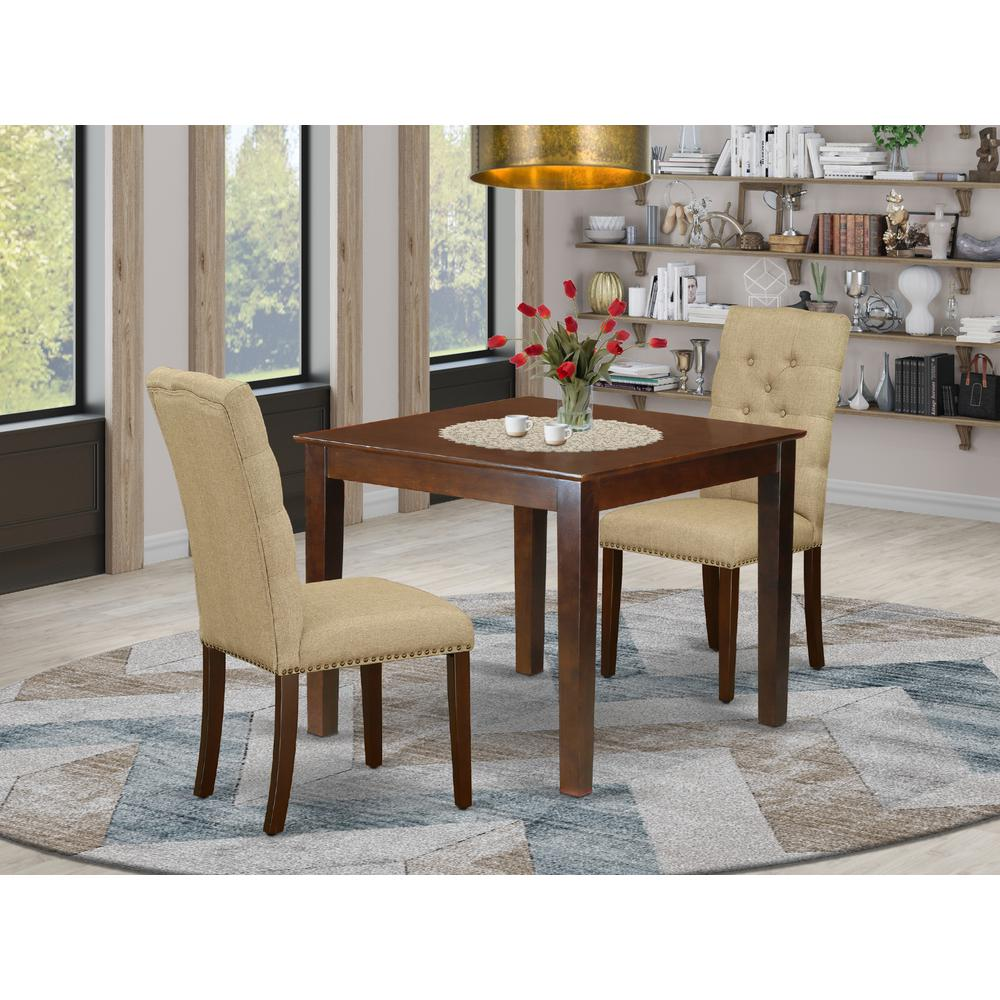 Dining Room Set Mahogany, OXEL3-MAH-16