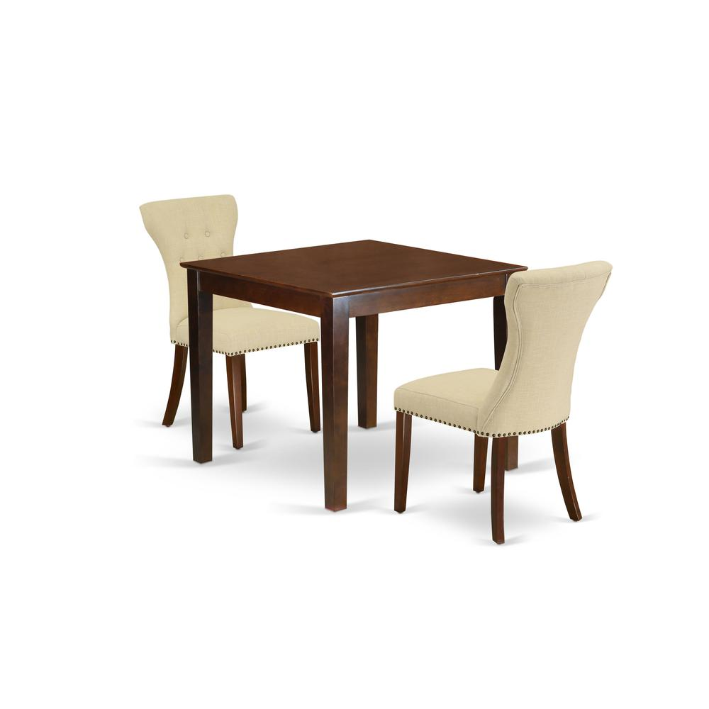 Dining Room Set Mahogany, OXGA3-MAH-32