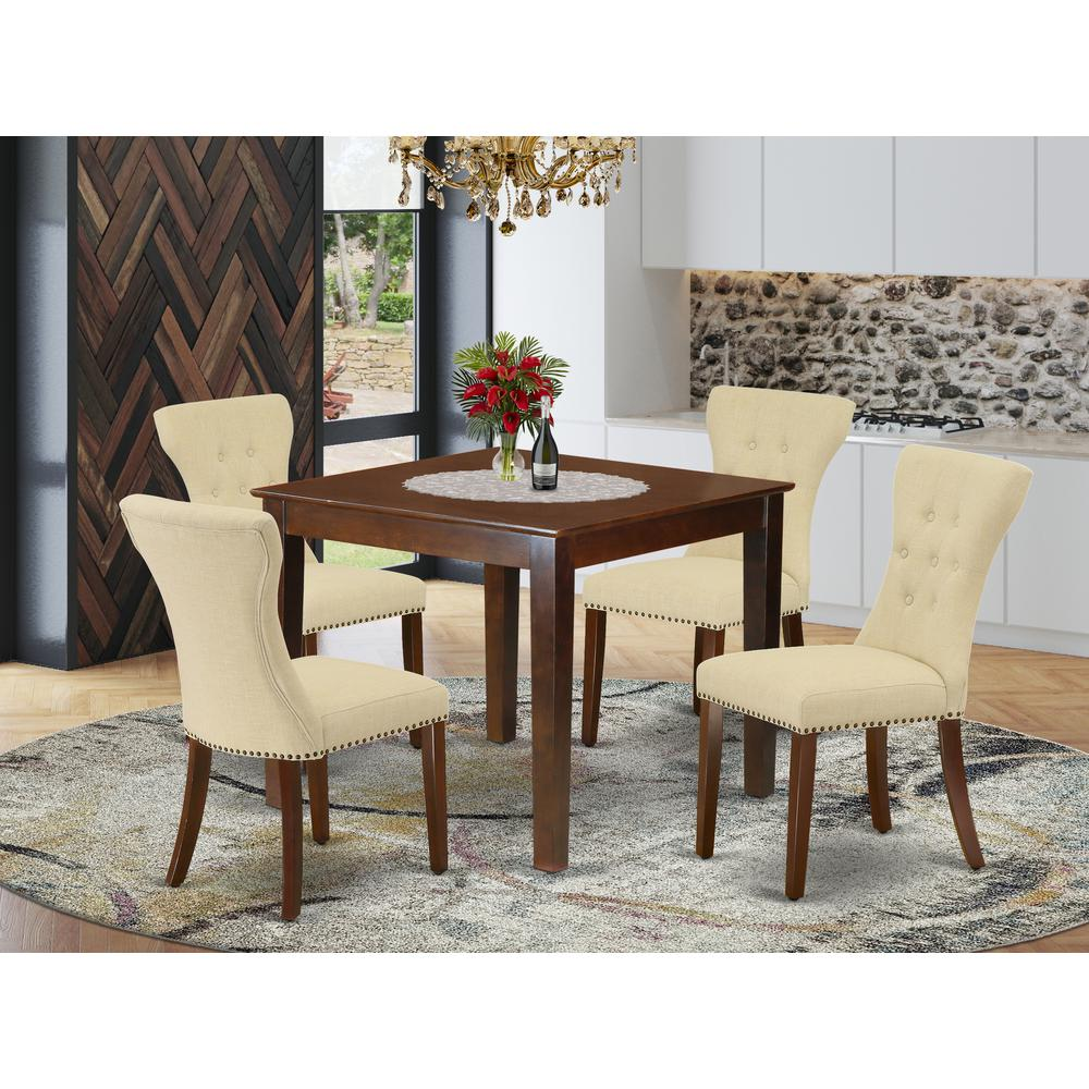 Dining Room Set Mahogany, OXGA5-MAH-32