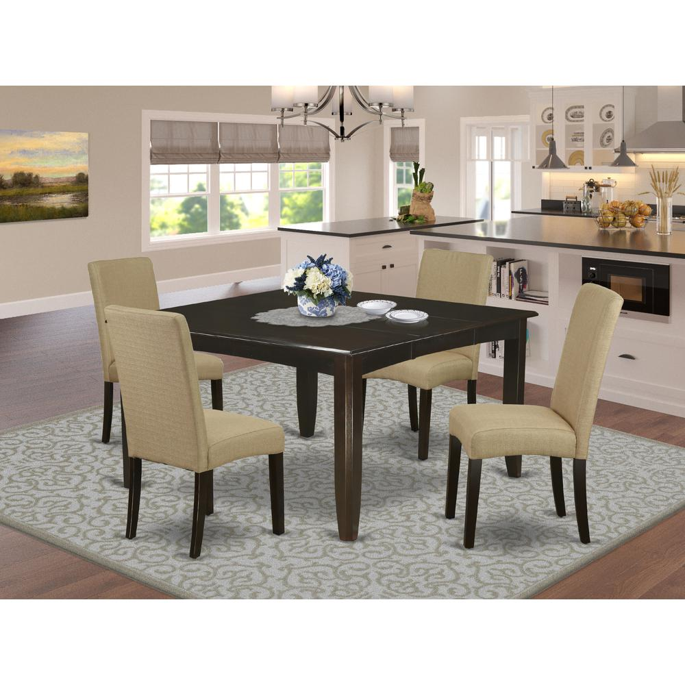 Dining Room Set Cappuccino, PFDR5-CAP-03