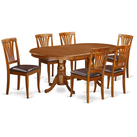 7  PC  Dining  set-Dining  Table  and  6  Dining  Chairs