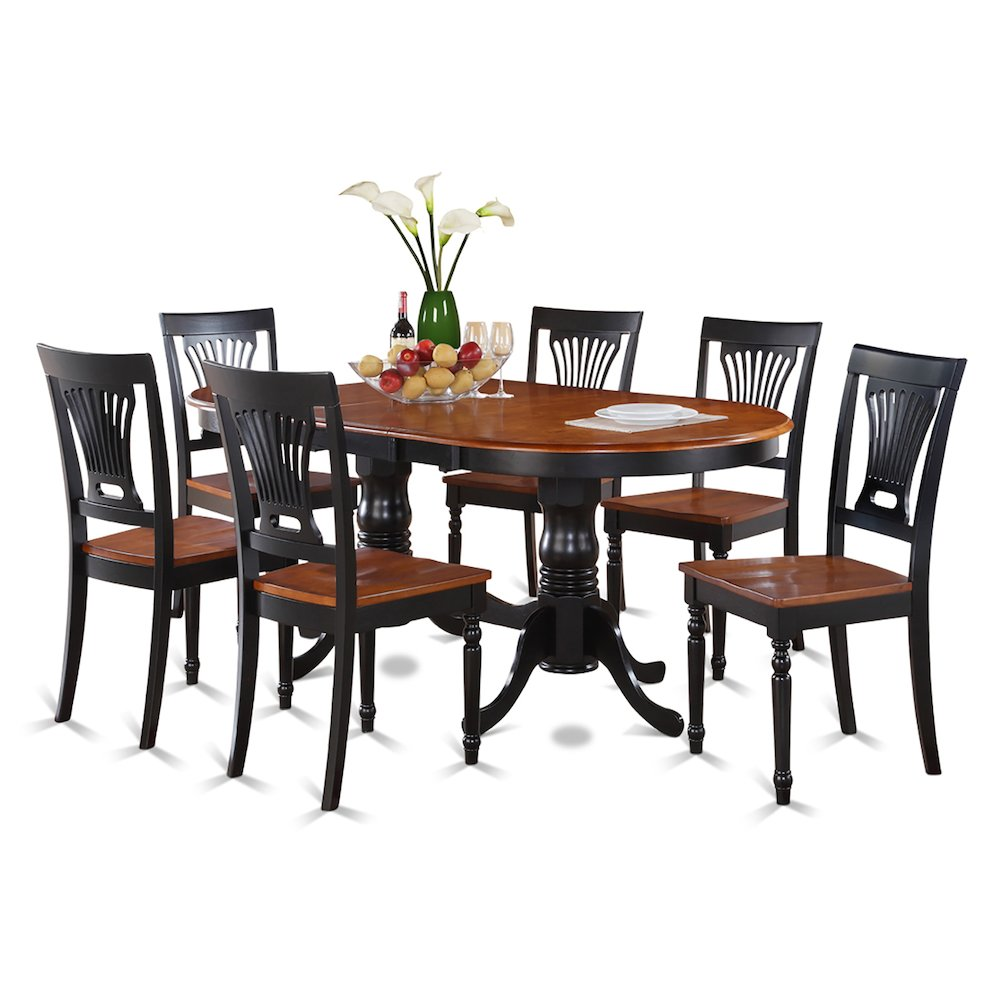 7  Pc  Dining  room  set-Dining  Table  and  6  Kitchen  Dining  Chairs