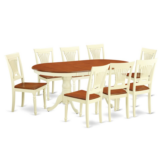 9  PC  Dining  set-Dining  Table  plus  8  Dining  Chairs