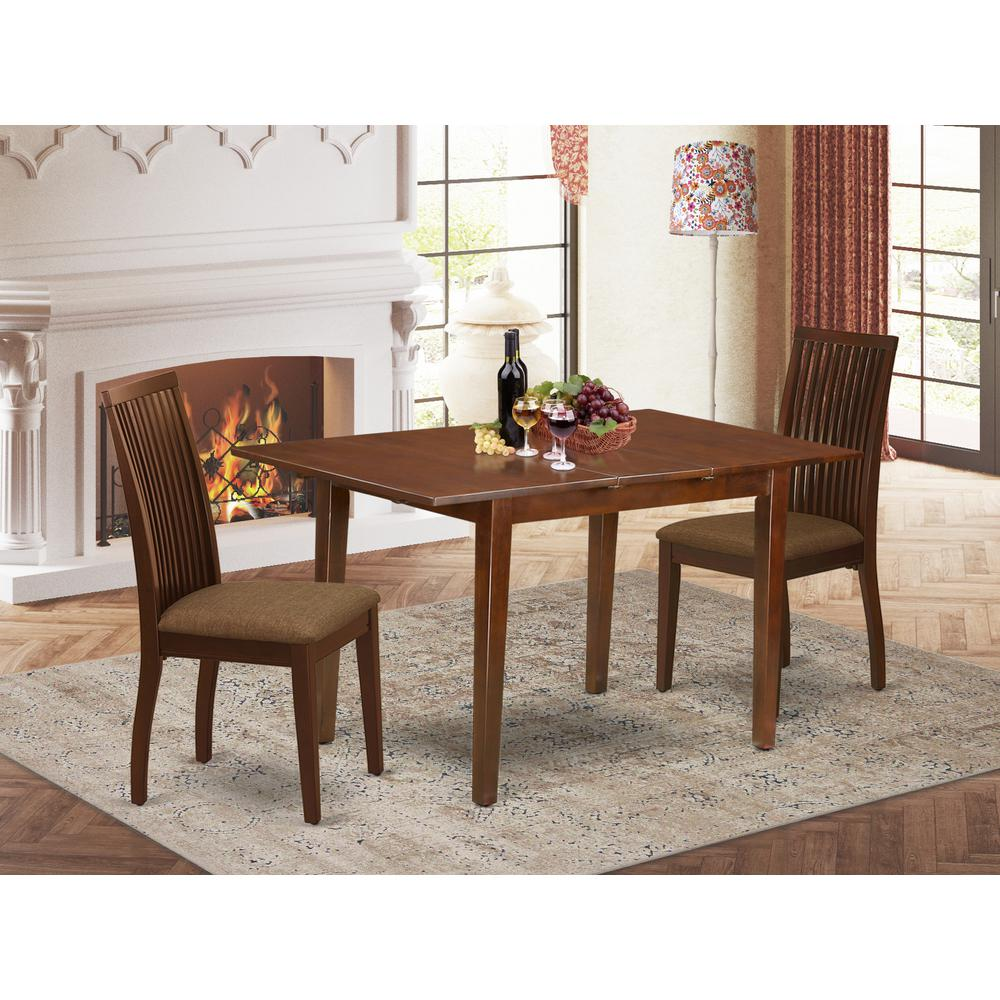 Dining Room Set Mahogany, PSIP3-MAH-C