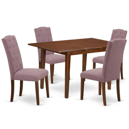 Dining Room Set Mahogany, PSCE5-MAH-10