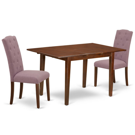 Dining Room Set Mahogany, PSCE3-MAH-10