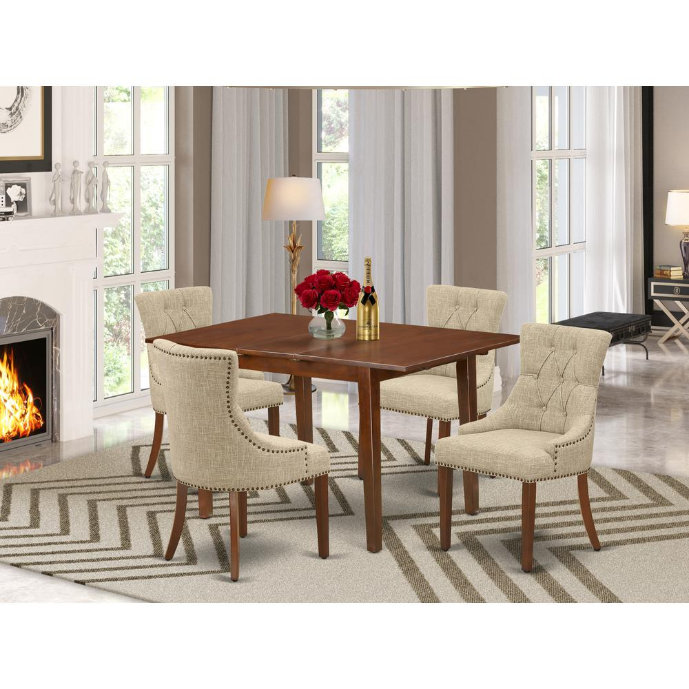 Dining Room Set Mahogany, PSFR5-MAH-05