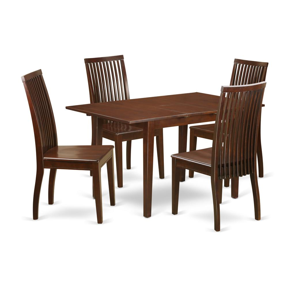 Dining Room Set Mahogany, PSIP5-MAH-W