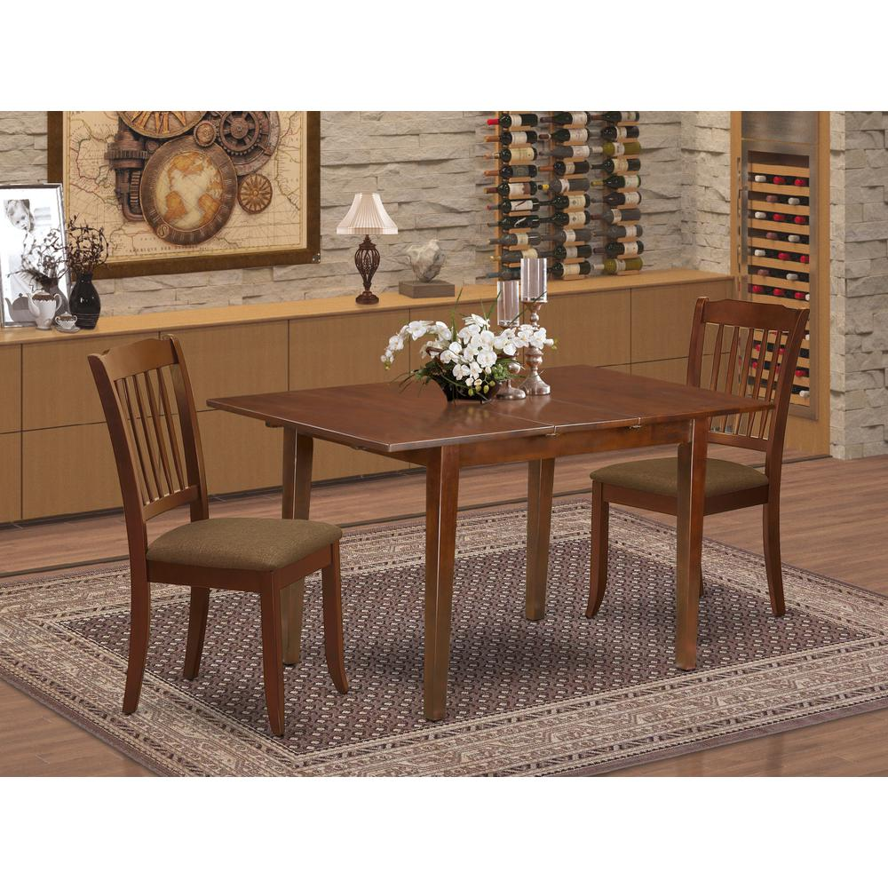 Dining Room Set Mahogany, PSDA3-MAH-C