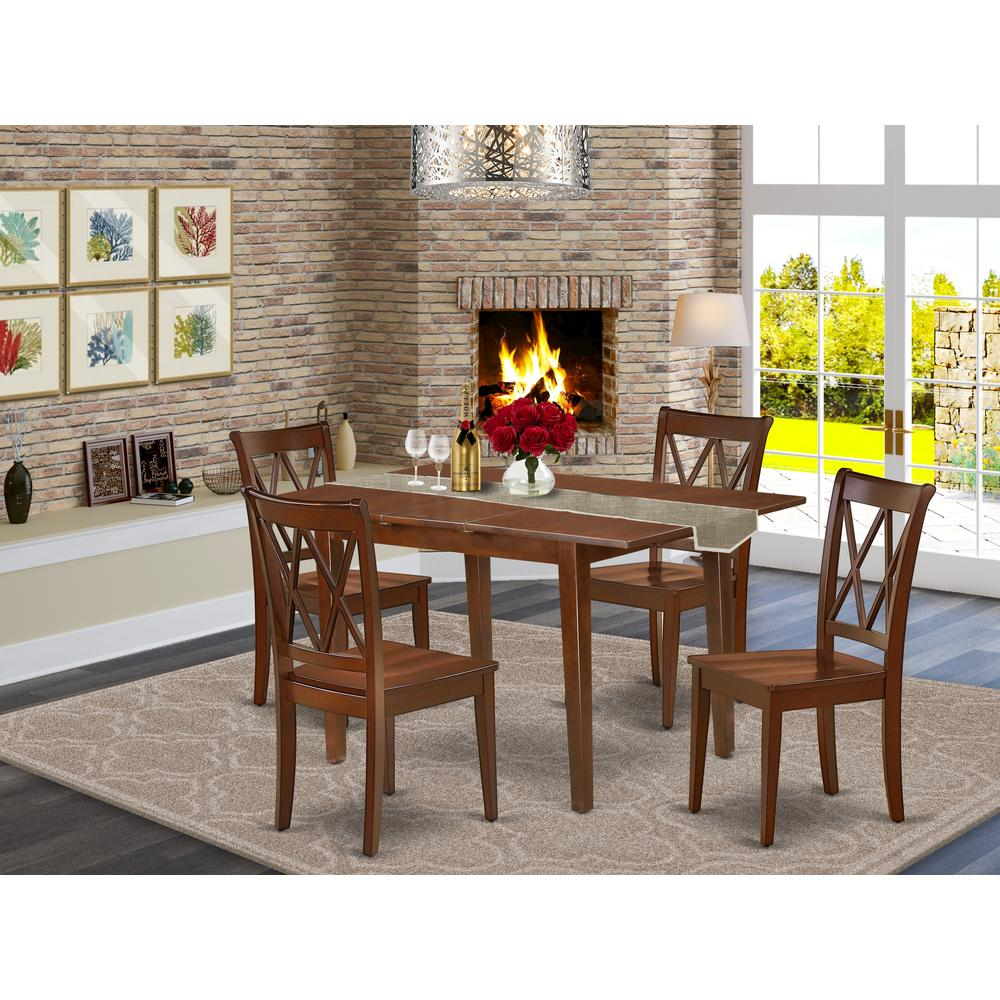 Dining Room Set Mahogany, PSCL5-MAH-W