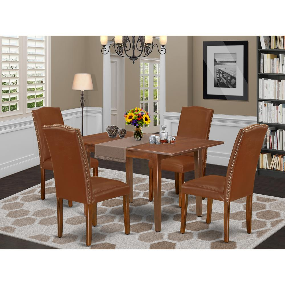 Dining Room Set Mahogany, PSEN5-MAH-66