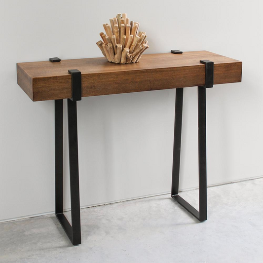 Hamburg Contemporary Contemporary MDF/Metal Console Table