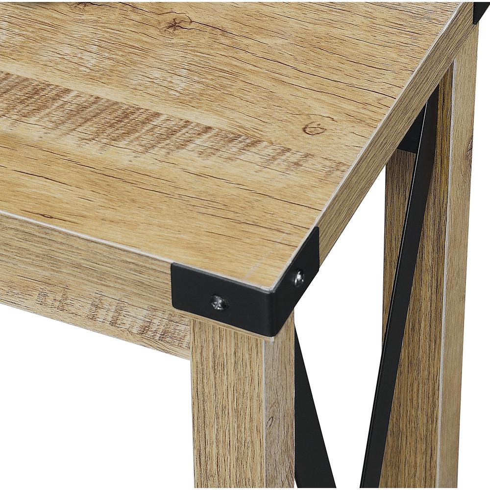 Durango Console Table, English Oak/Black