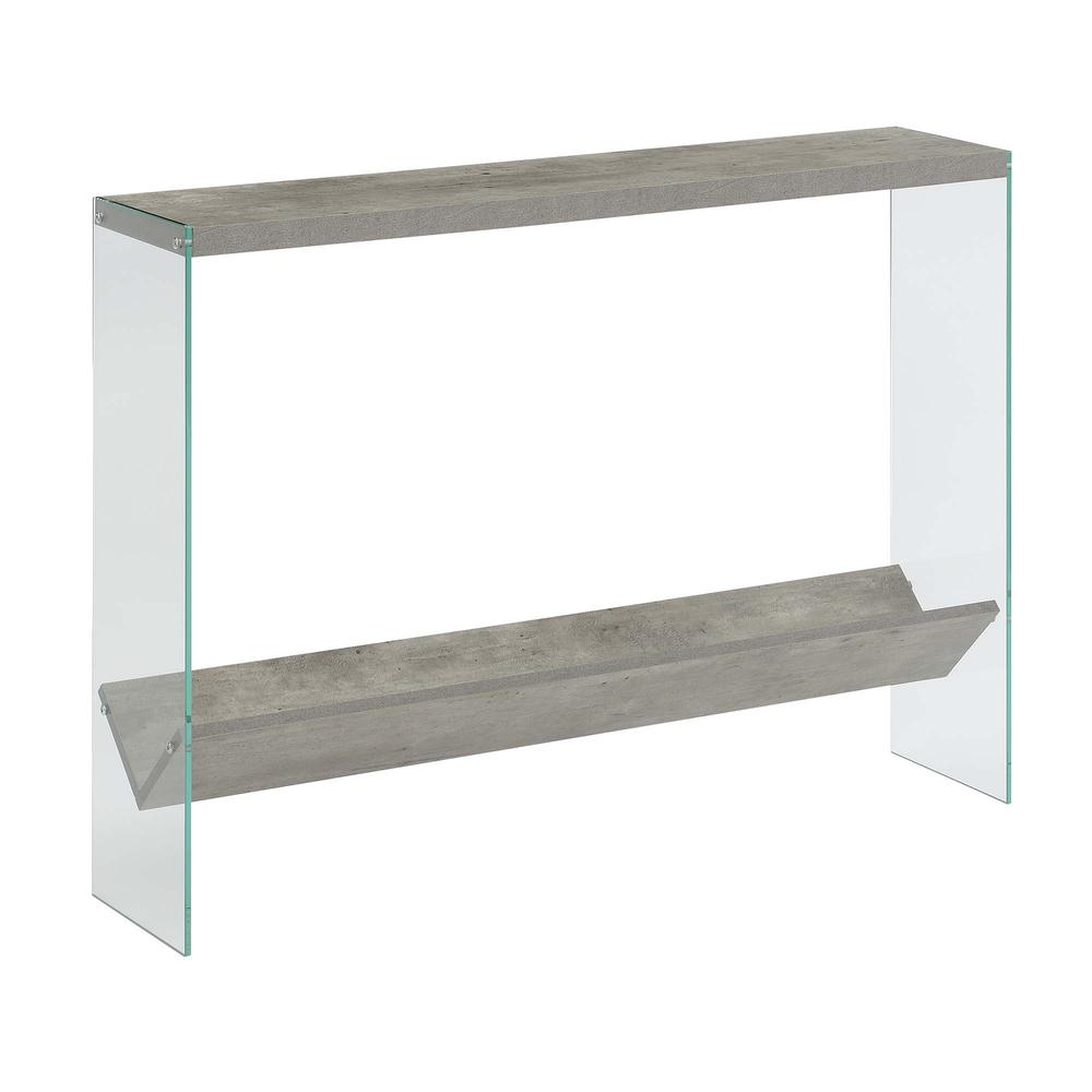 SoHo V Console Table w/ Shelf