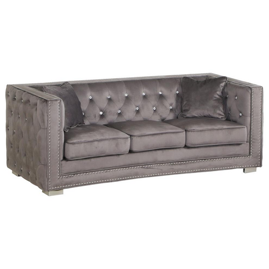 Ruby Embellished Tufted Living Room Sofa