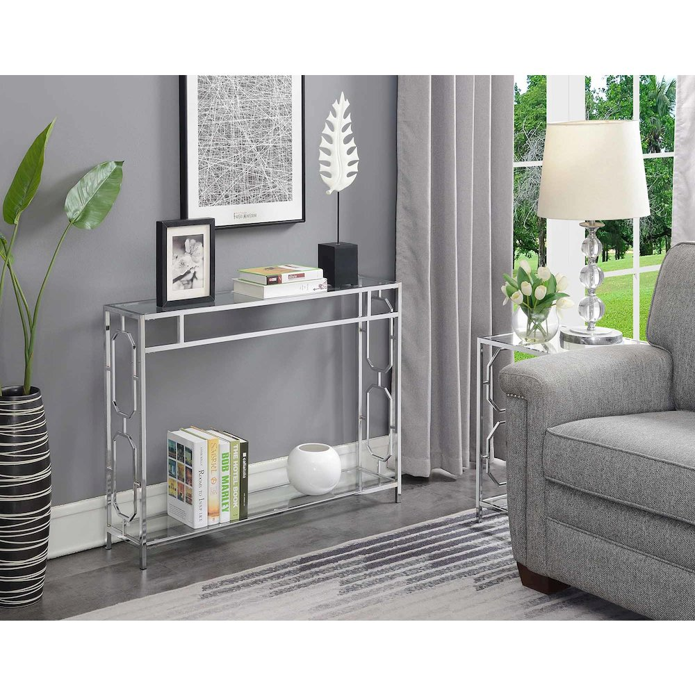 Omega Chrome Console Table