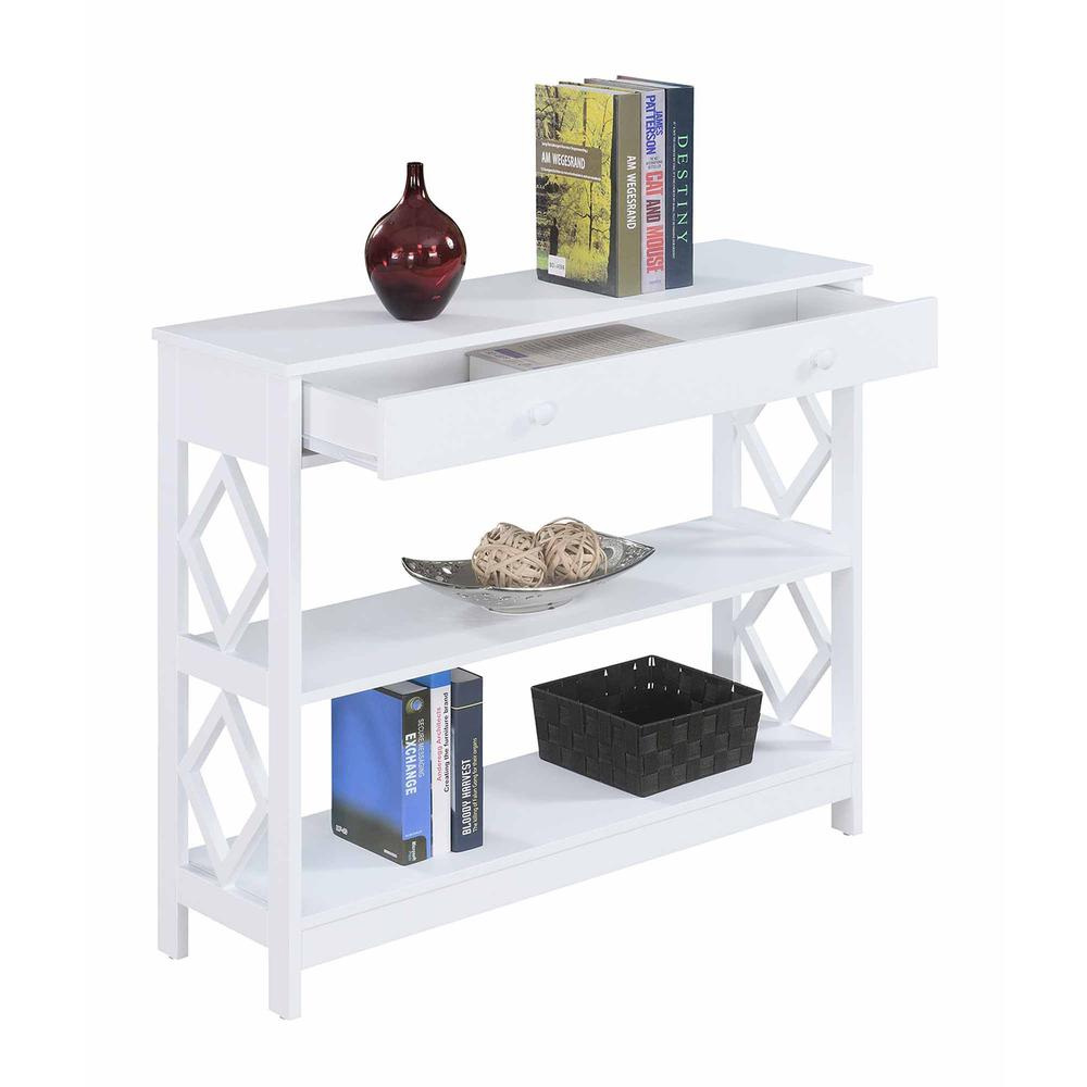 Diamond 1 Drawer Console Table