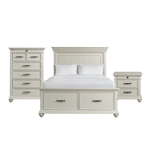 Picket House Furnishings Brooks Queen Platform Storage 3PC Bedroom Set