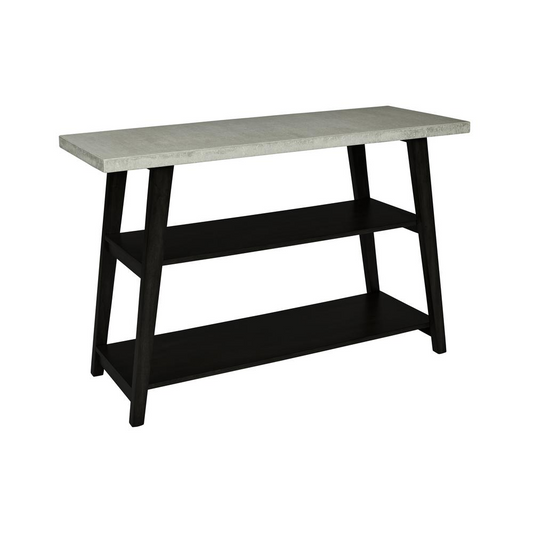 Sofa/Console Table, Concrete Gray/Black