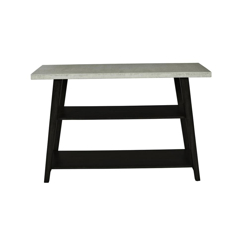 Sofa/Console Table, Concrete Gray/Black