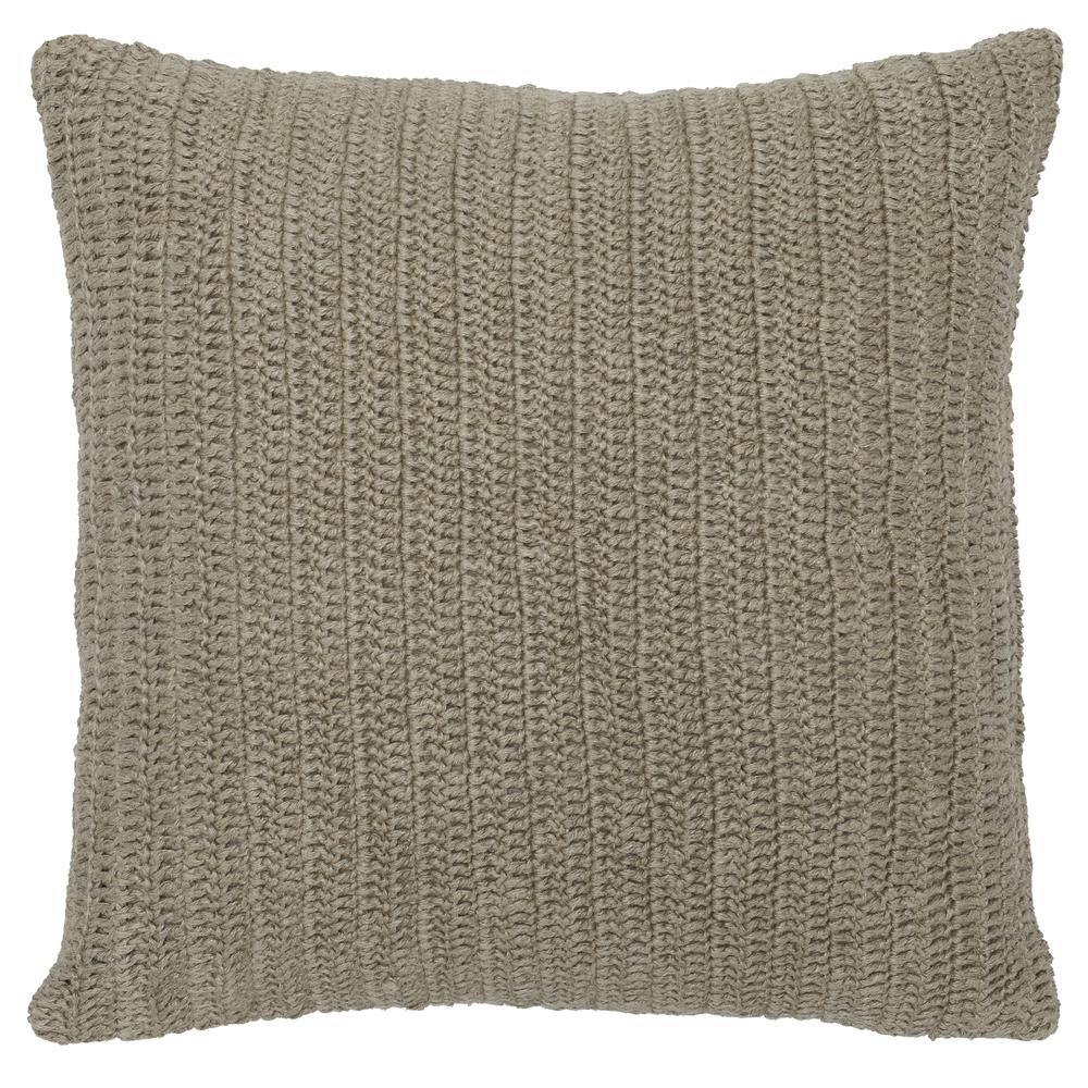 Kosas Home Marcie Knitted 22" Throw Pillow, Natural