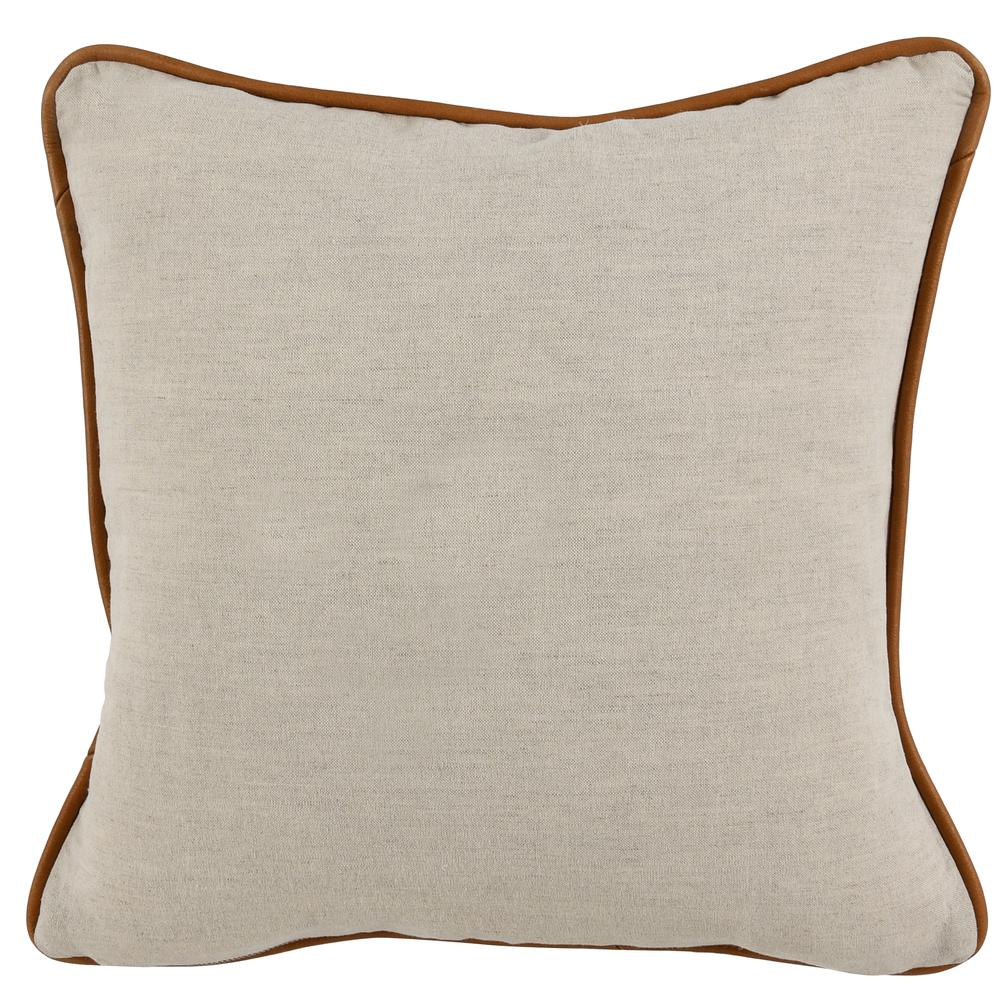 Kosas Home Nester 18''x18'' Throw Pillow, Saffron Orange