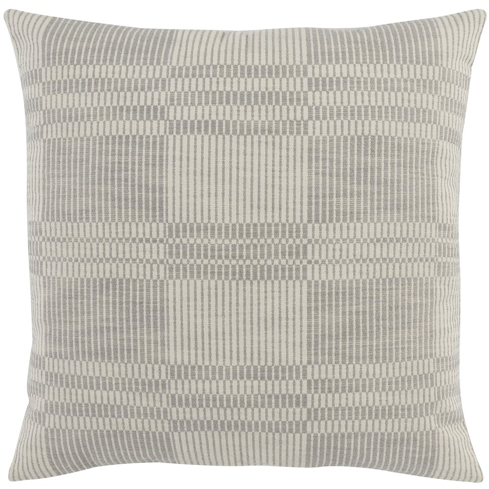 Kosas Home Nieve, 22" Square Throw Pillow, Sandy Gray