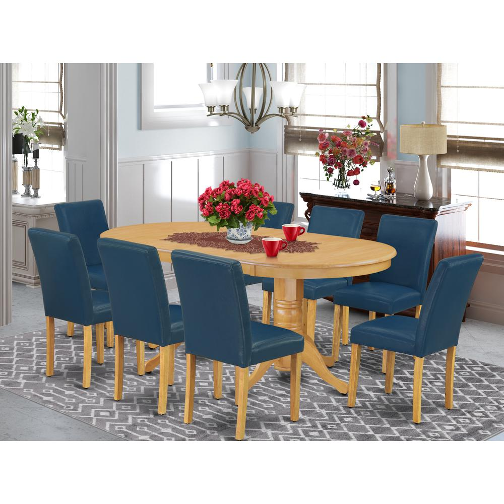 Dining Room Set Oak, VAAB9-OAK-55