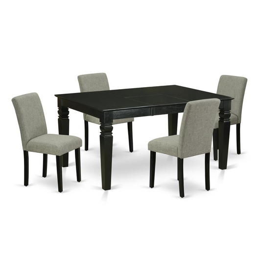 Dining Room Set Black, WEAB5-BLK-06